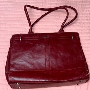 Buxton Burgundy Leather Computer/ Work Bag